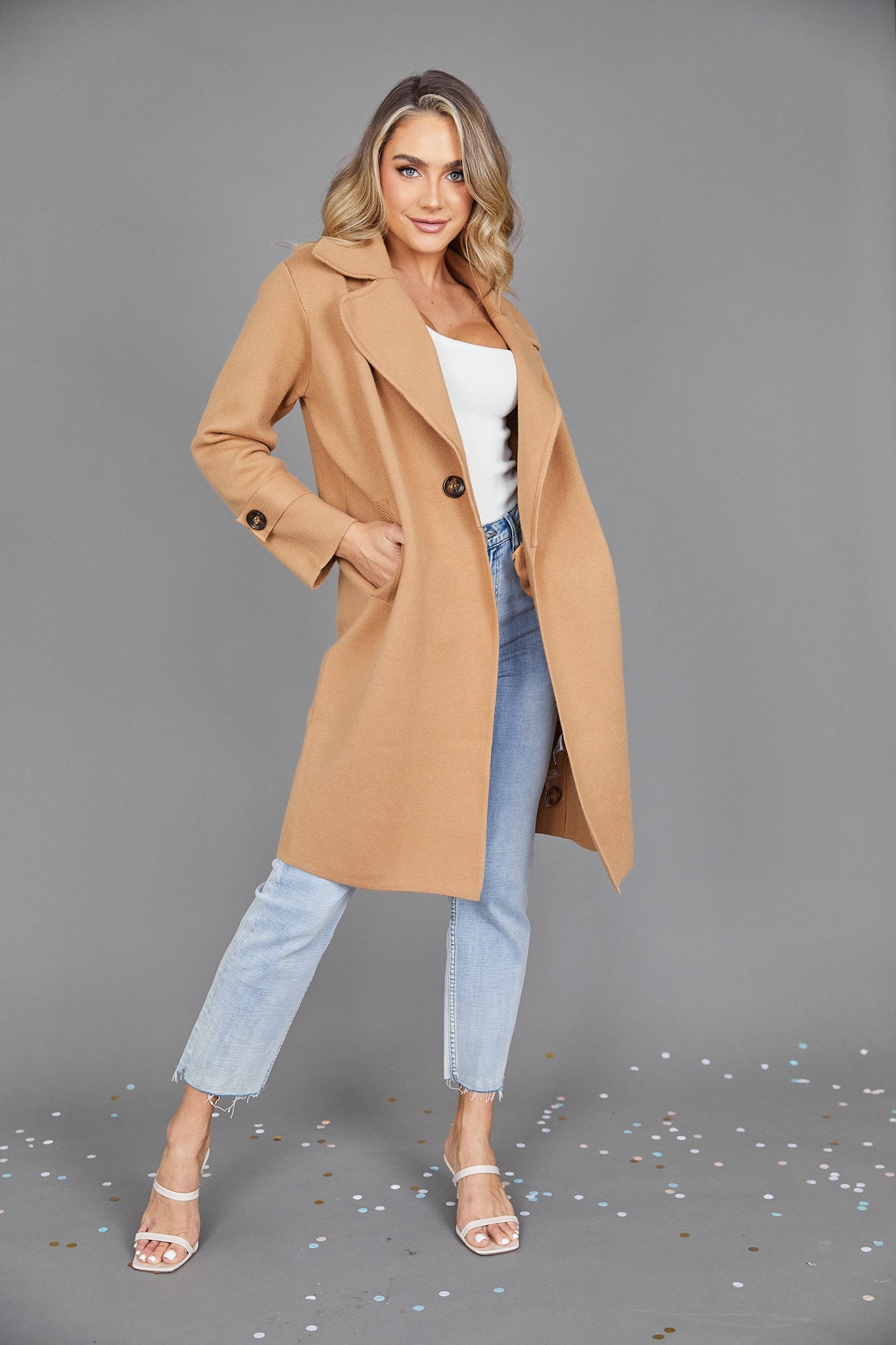 Fireplace Coat - Camel