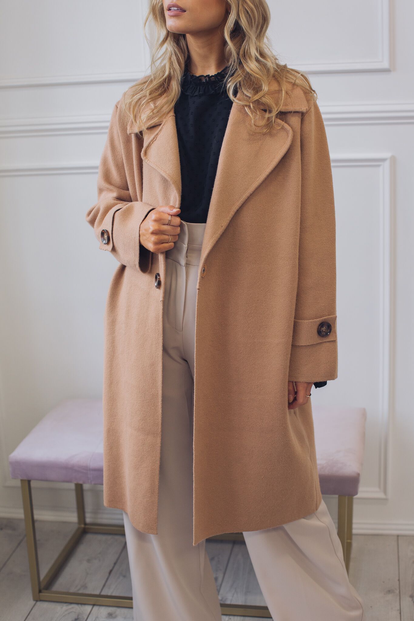 Fireplace Coat - Camel